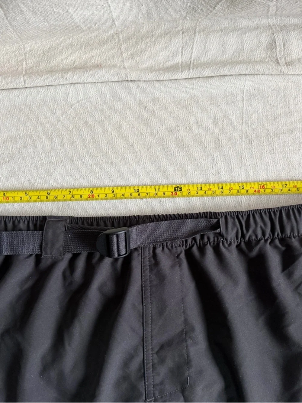 The North Face Men’s Class V Belted Cargo Shorts Black Water Swim Hike Gorpcore
